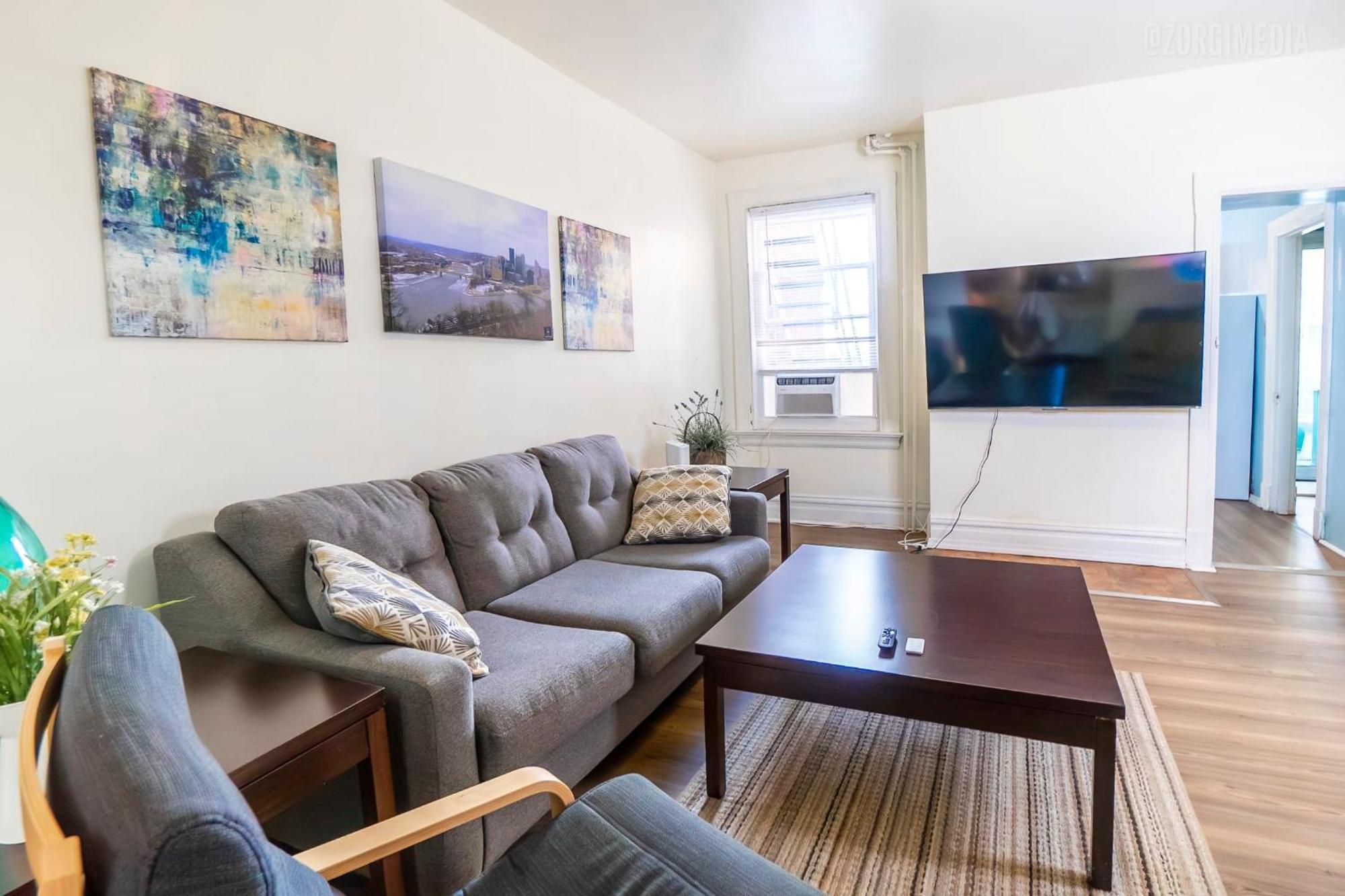 Stylish Apt - 2 Queen Bed - Easy Hospital Access 피츠버그 외부 사진